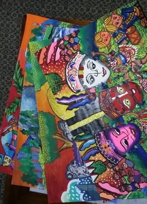 Karya lukis anak-anak Al-Yalu